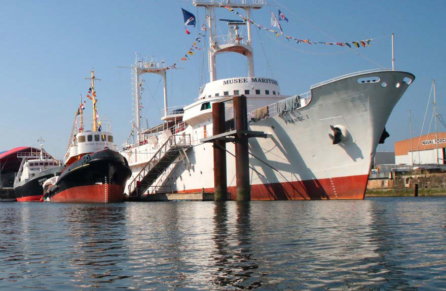 Bateau musée à La Rochelle proche d'Oléron