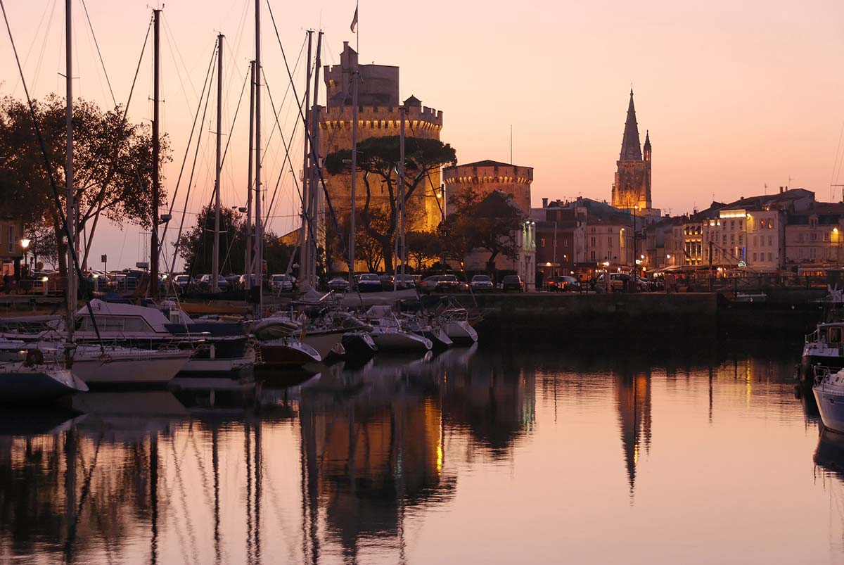 Bassin à flot soir